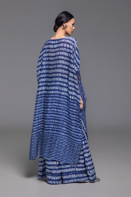 Moyra - Gradation Stone Side Draped Dress