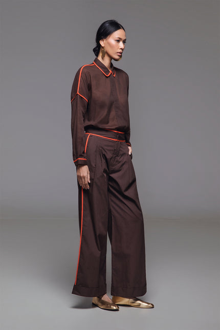 Neal - Contrast Binding Pants