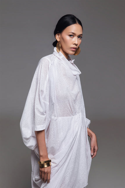 Ozella - Asymmetric Hem Soft Draped Kaftan