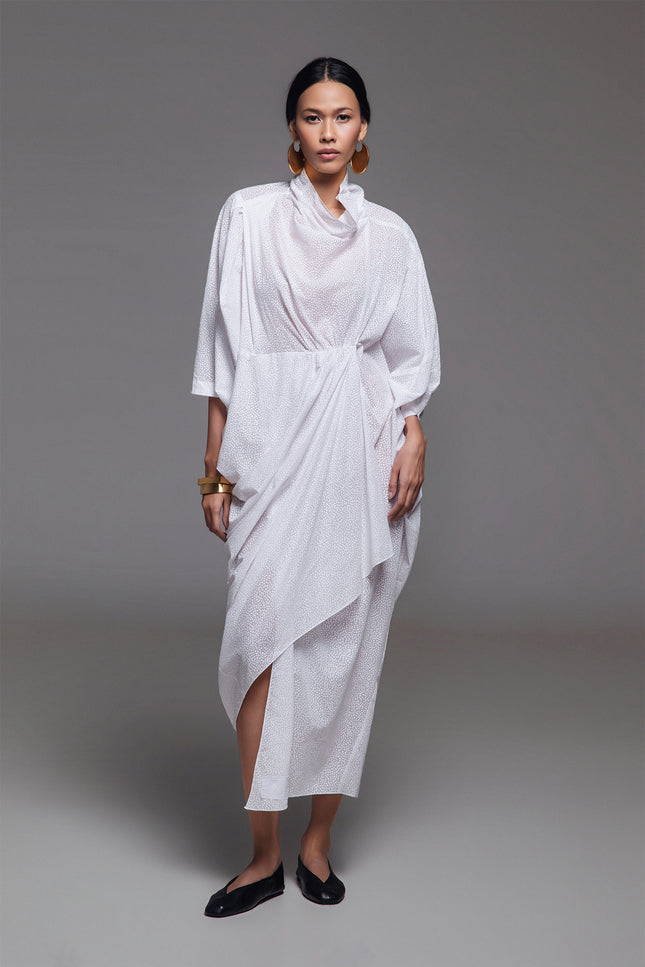 Ozella - Asymmetric Hem Soft Draped Kaftan