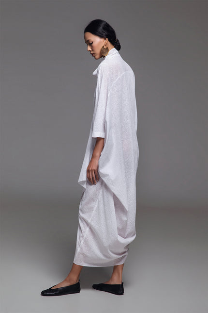 Ozella - Asymmetric Hem Soft Draped Kaftan