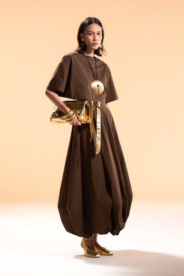 Nala - Structured Petal Long Skirt