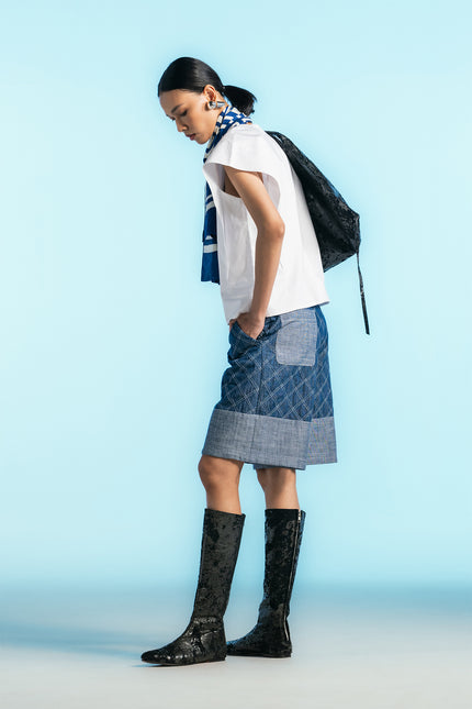 Norina - Structured Folded Sleeves Top