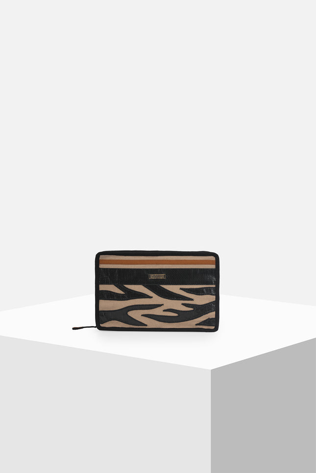 Maximo - Zebra Applique Clutch