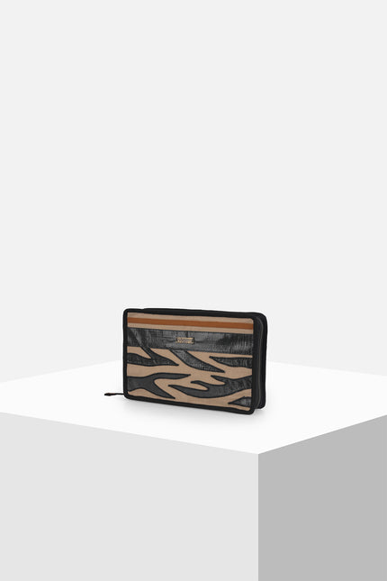 Maximo - Zebra Applique Clutch
