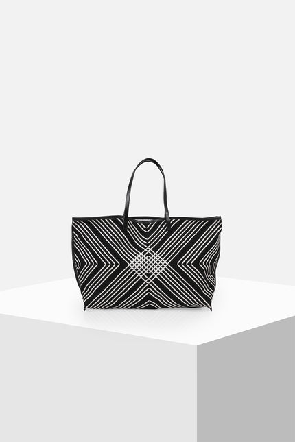 Nathania - Reversible Viscose Ribbon Bag