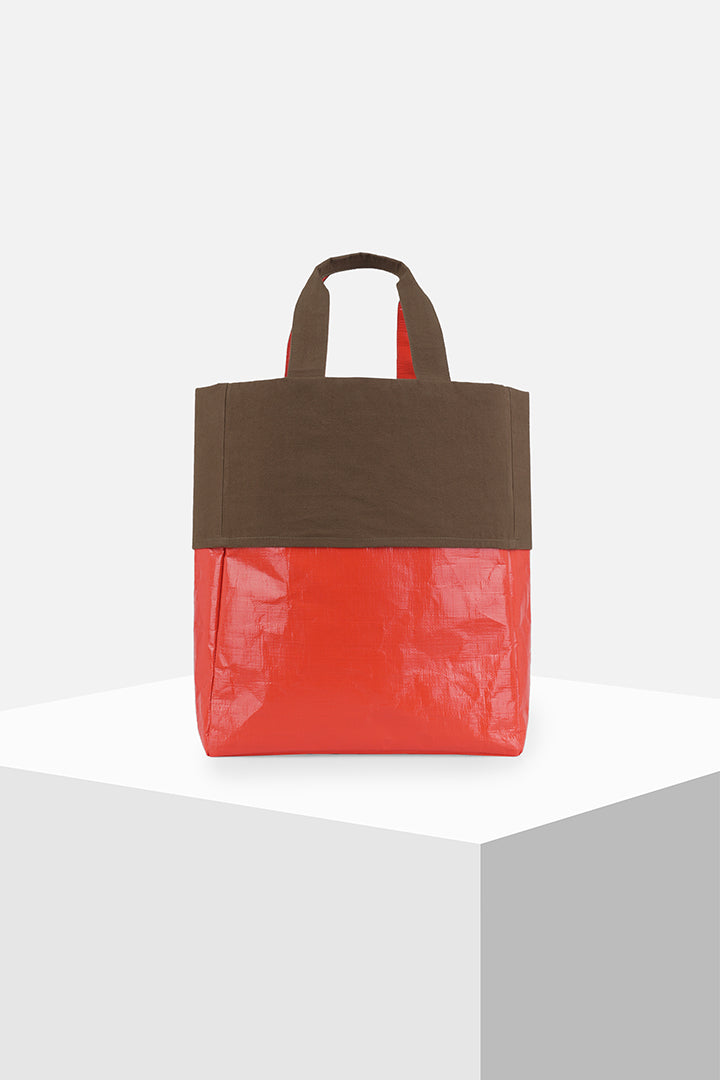 Bucket - Dual fabric reversible tote