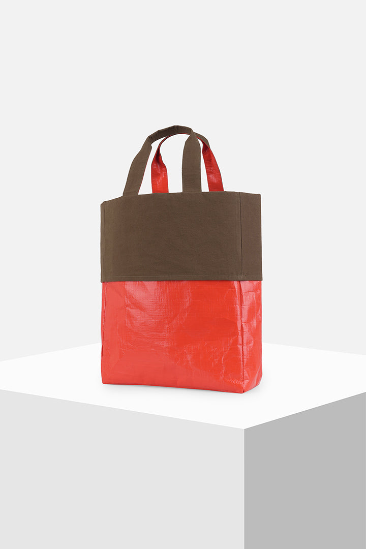 Bucket - Dual fabric reversible tote