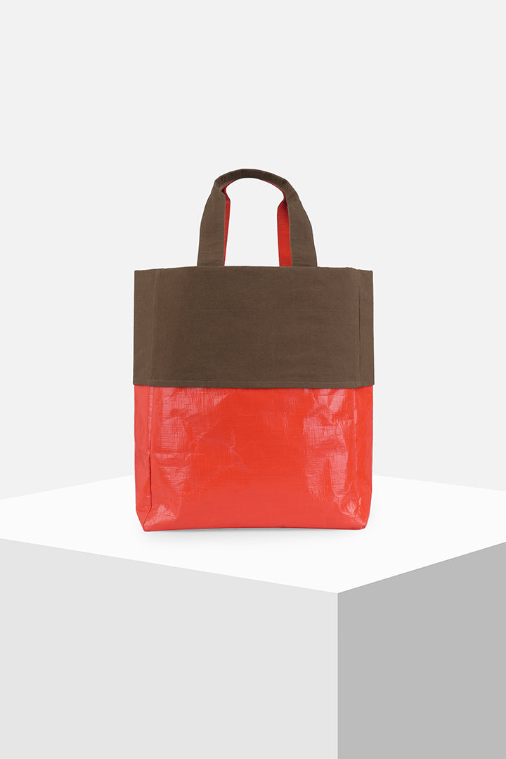 Bucket - Dual fabric reversible tote