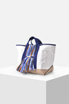 Gerda - Terpal Tote Bag with Block Printed Patch