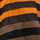 Asti - Dual Color Stripes Applique Short Dress