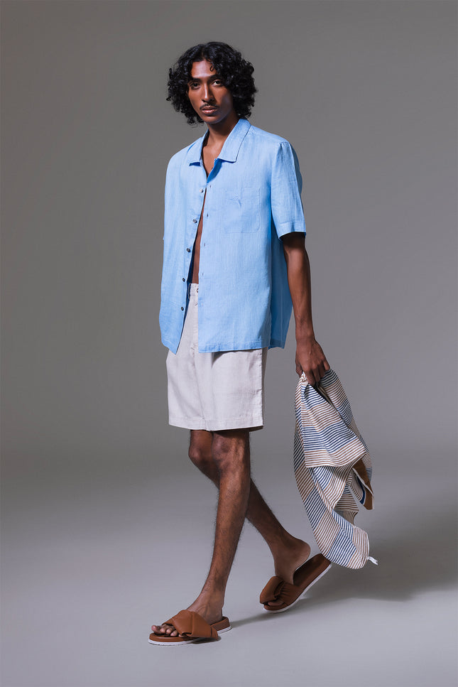 Camp - Classic Short Sleeve Linen Shirt