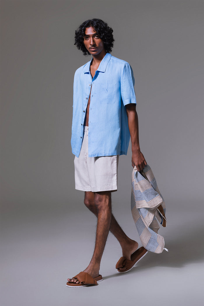 Camp - Classic Short Sleeve Linen Shirt