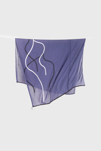 Haerleen - Abstract hand cut appliqué Sarong