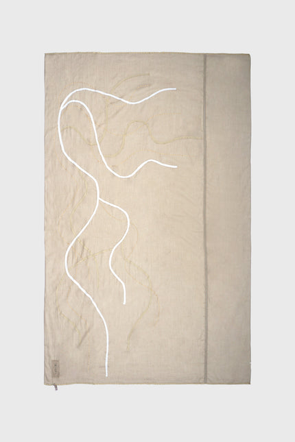 Haerleen - Abstract hand cut appliqué Sarong