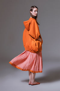 Jacolyn - Oversized egg shaped parka dress