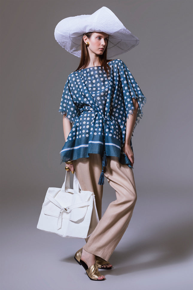 Mona - Dots Batik Bordered Tunic