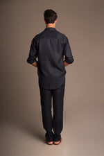 Atiif - Slim fit linen long pants