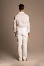 Atiif - Slim fit linen long pants