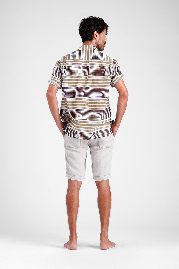 Connor - Linen Denim shorts