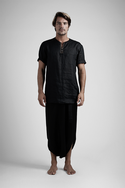 Dusko - Dual Fabric Short Sleeve Shirt
