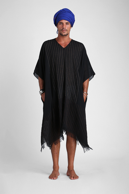 Emeric - Unisex Kaftan with Hand Stitch Detailing
