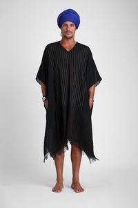 Emeric - Unisex kaftan with hand stitch detailing