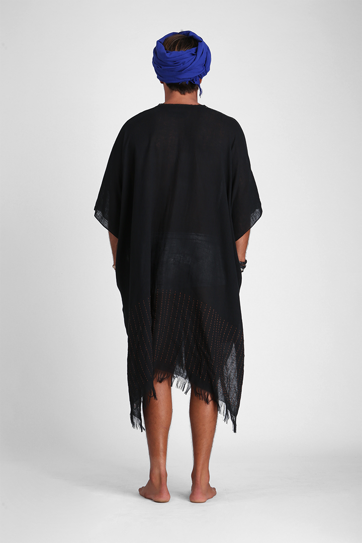 Emeric - Unisex kaftan with hand stitch detailing