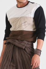 Hessel - Graphic Panel Long Sleeve T-shirt