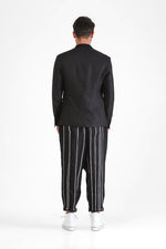 Elden - Irregular ribbon detailing low crotch pants.