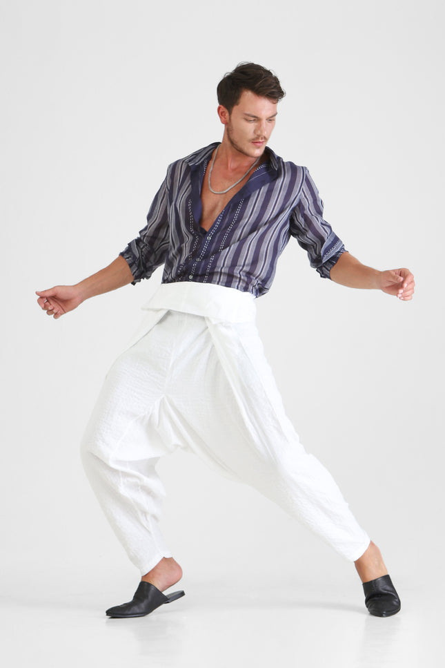 Galton - Low Crotch Drapped Trousers