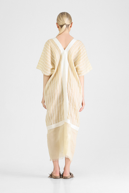 Gianara - Ribbon Accentuated Kaftan