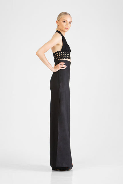 Hanar - High Waisted Palazzo Pants