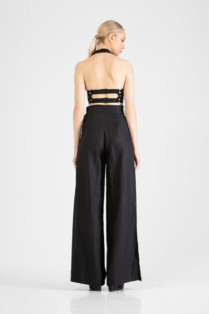 Hanar - High Waisted Palazzo Pants