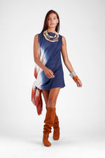 Gabi - Tie & dye versatille asymmetrical dress