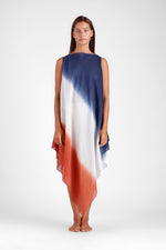 Gabi - Tie & dye versatille asymmetrical dress