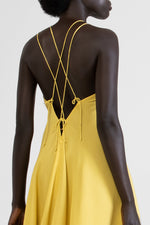 Florrie - Long dress with plunging v-neck