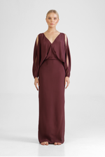 Gamala - Versatile elegant dress with peek-a-boo sleeves