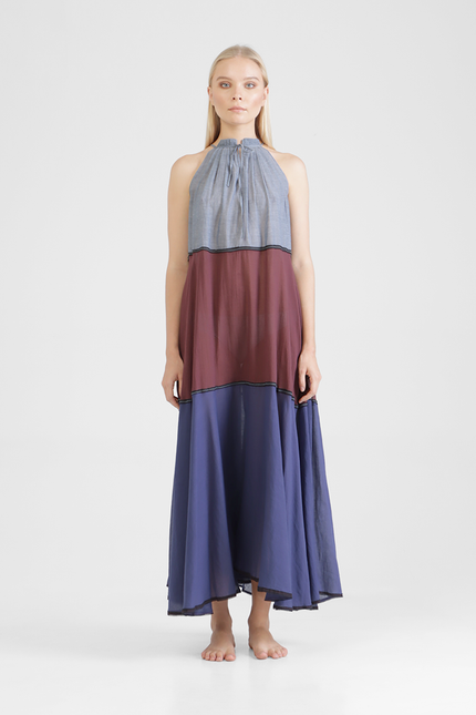 Ichene - Panel Maxi Dress