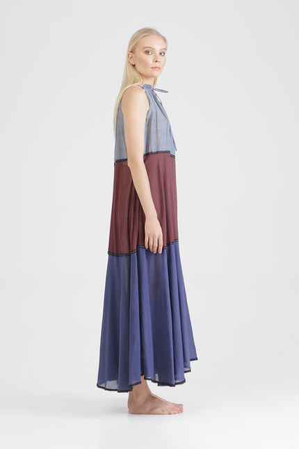 Ichene - Panel Maxi Dress