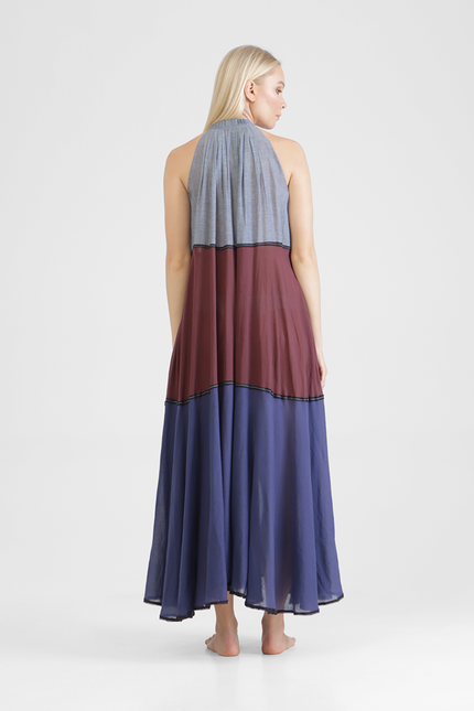 Ichene - Panel Maxi Dress