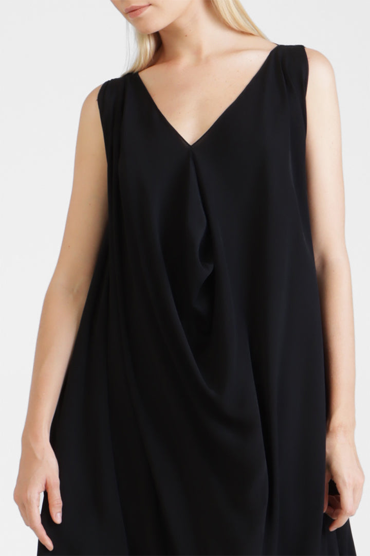 Harla - Sleeveless draped dress