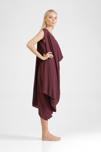 Harla - Sleeveless draped dress