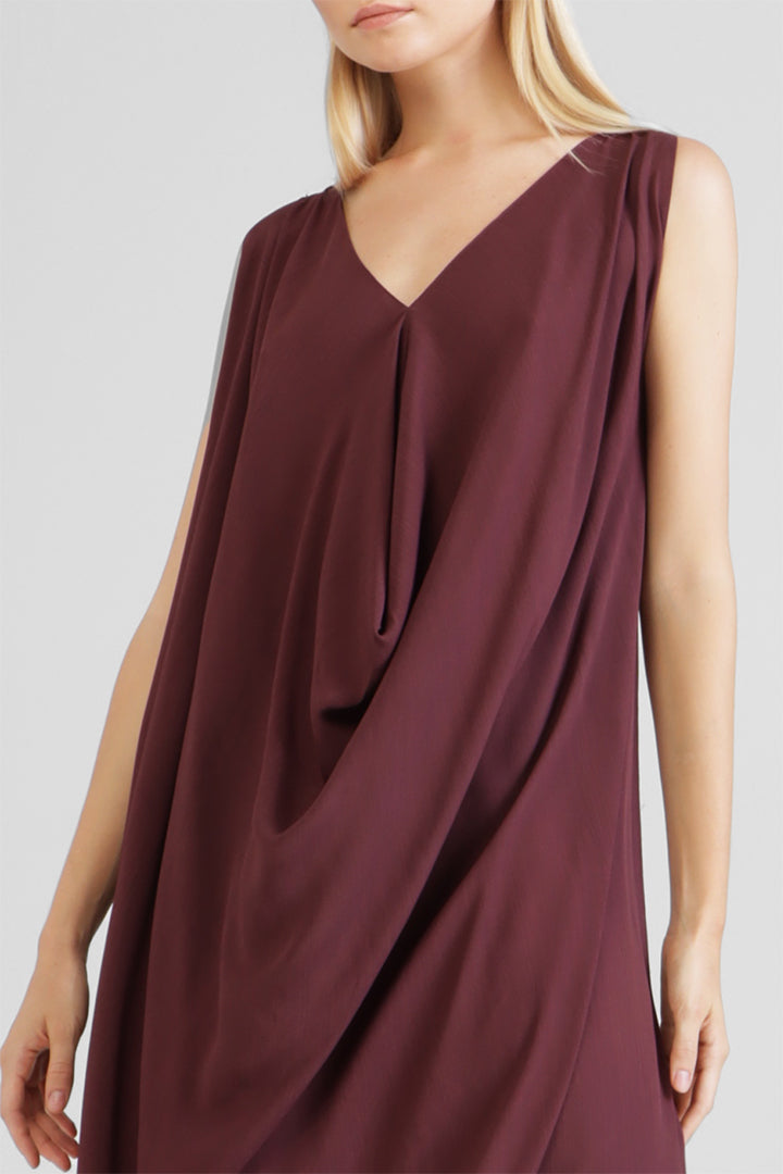 Harla - Sleeveless draped dress