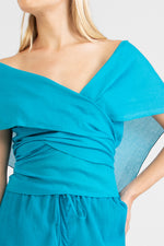 Triangle - Triangle transformable wrap top