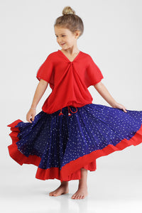 Twirl Me Again - Crinkle Ghagra skirt