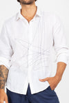 Hadley - Abstract Linen Shirt