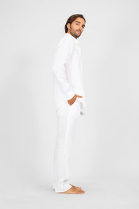 Ibrahim - Pleats detailing long sleeves shirt