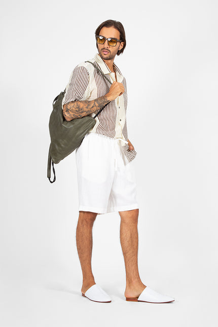 Benja - Elastic Waisted Short Pants