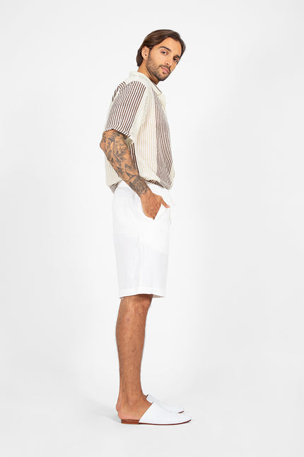 Benja - Elastic Waisted Short Pants